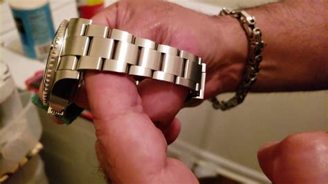 rolex oyster bracelet scratches easiky